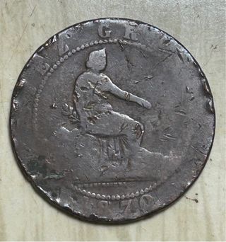 10 céntimos 1870 moneda antigua