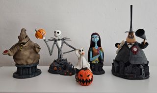 Lote 5 figuras "Pesadilla antes de Navidad"