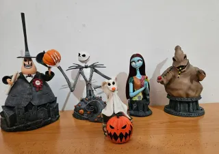 Lote 5 figuras "Pesadilla antes de Navidad"