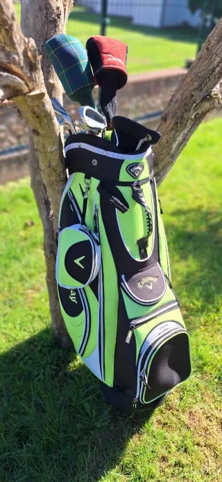 Bolsa de golf Callaway + palos Mizuno/Wilson