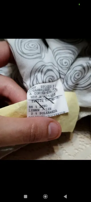 Traje de lino blanco chaqueta y falda - Alba Conde