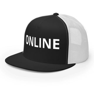 Gorra Online Negra y Blanca