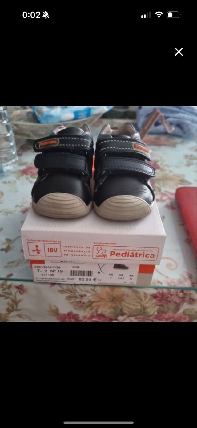 Zapatillas Biomecánica T.2 Nº 19