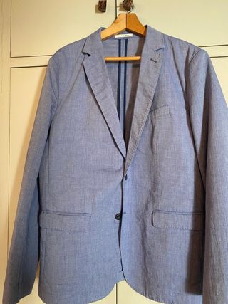 Chaqueta Zara Azul Hombre