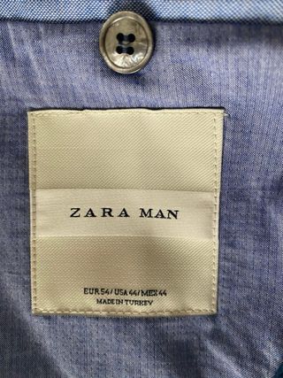 Chaqueta Zara Azul Hombre
