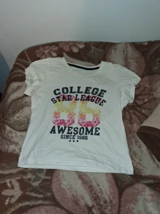 Camiseta College Star League Niña