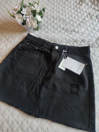 Falda corta negra Green Coast