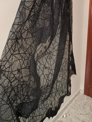 Capa Halloween Telaraña Negra