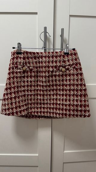 Conjunto rojo estilo Chanel ideal para Navidad