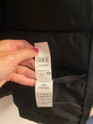 Plumas Ecoalf Negro Talla L Nuevo