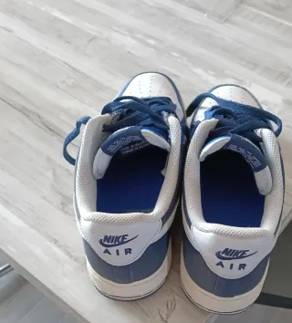 Zapatillas Nike Air Force 1 Azul y Blanco