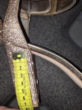 Sandalias Jeffrey Campbell Bronce Brillantes