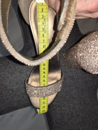 Sandalias Jeffrey Campbell Bronce Brillantes