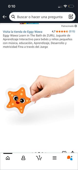 Juguete de baño Zuru Eggy Wawa