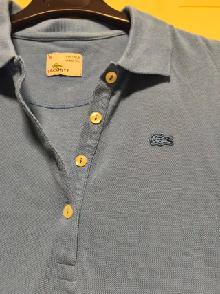 Polo Lacoste Mujer Azul