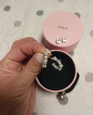 Pendientes Aro Tous Bear Plata