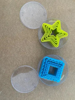 Cortadores de galletas x2 (5 uds c/u)