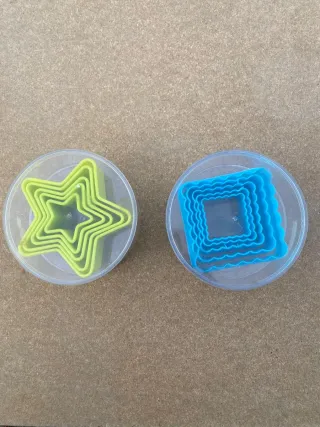 Cortadores de galletas x2 (5 uds c/u)