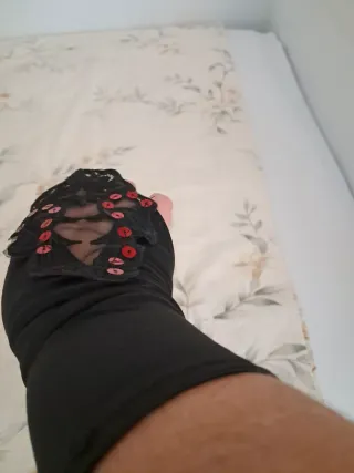 Pendientes Telaraña Halloween  y Guantes 