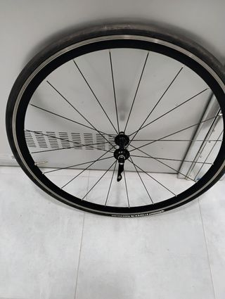 Rueda delantera carretera con neumático Michelin