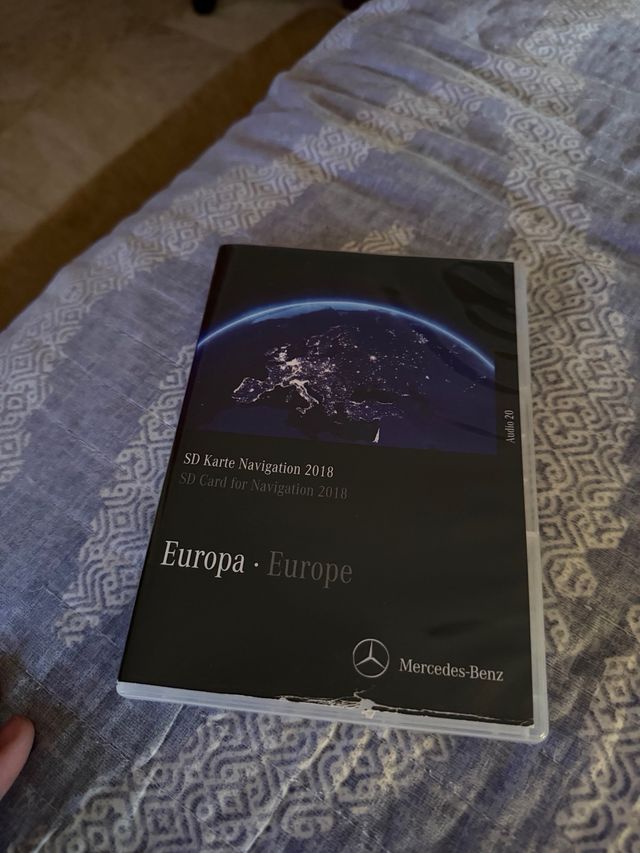 SD Tarjeta Navegación Mercedes Europa 2018