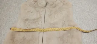 Chaleco mujer Sfera Piel Conejo Talla S Beige