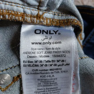 Pantalón vaquero elástico ONLY azul