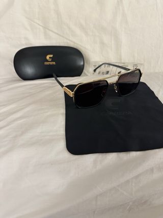 Gafas Carrera Negro/Dorado Estilo