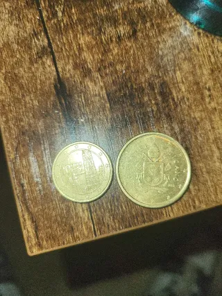 Moneda Vaticano y Eurocent 10