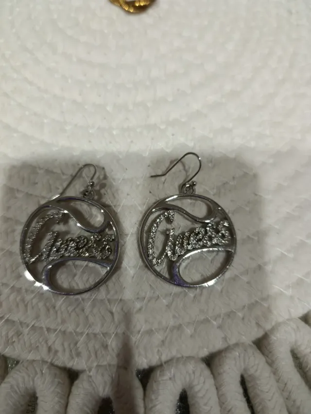 Orecchini Guess cerchio con strass