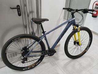 Bicicleta Montaña Hiland Azul y Amarilla