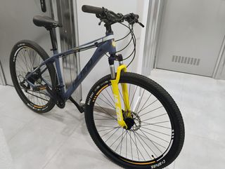 Bicicleta Montaña Hiland Azul y Amarilla