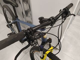 Bicicleta Montaña Hiland Azul y Amarilla