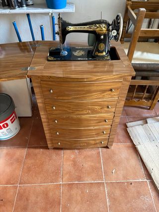 Máquina de coser Singer antigua original