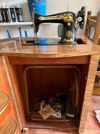 Máquina de coser Singer antigua original