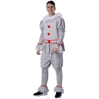 Disfraz Payaso Terror Halloween Talla XL