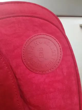 Borsa a tracolla in tela rossa