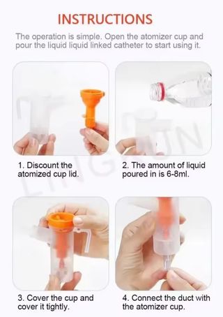 Nebulizzatore Aeriosol con Maschera e Accessori