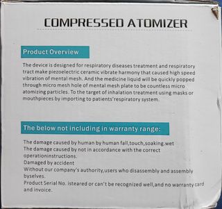 Nebulizzatore Aeriosol con Maschera e Accessori