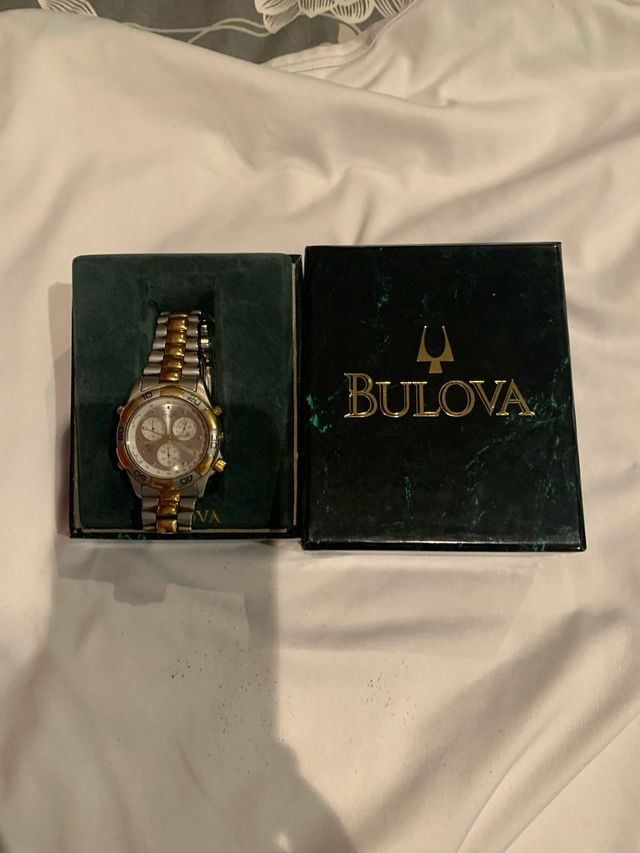 Reloj Bulova Acero y Oro, vintage