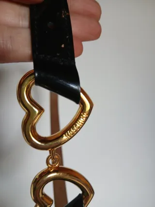 Cintura moschino con cuore 