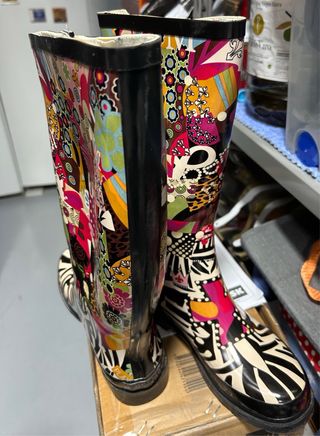 Botas de agua multicolor