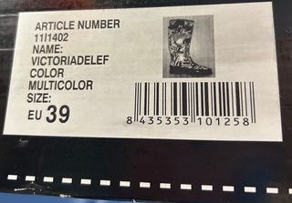 Botas de agua multicolor