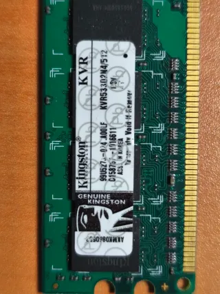 Memoria RAM DDR2 512MB Kingston