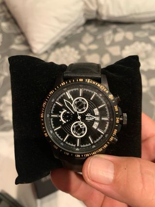 Reloj Deportivo Racer Negro.Modelo R-101