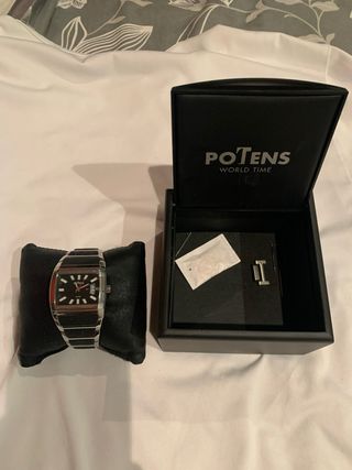 Reloj POTENS World Time Negro