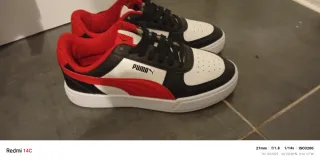 Zapatillas Puma Negras, Rojas y Blancas