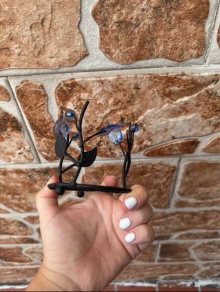 Portacandele decorativo foglie