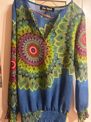 Blusa Desigual Talla S Multicolor