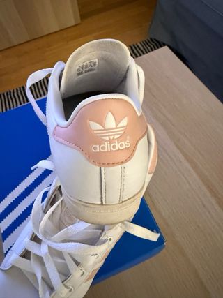 Zapatillas Adidas Mujer Blancas y Rosas